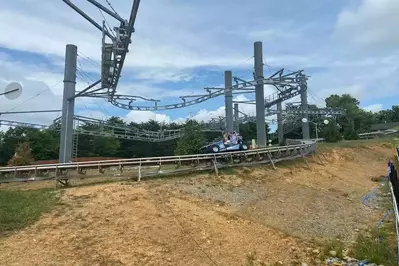 power coaster rowdy bear ridge