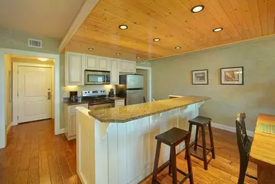 The kitchen in a Pigeon Forge condo.