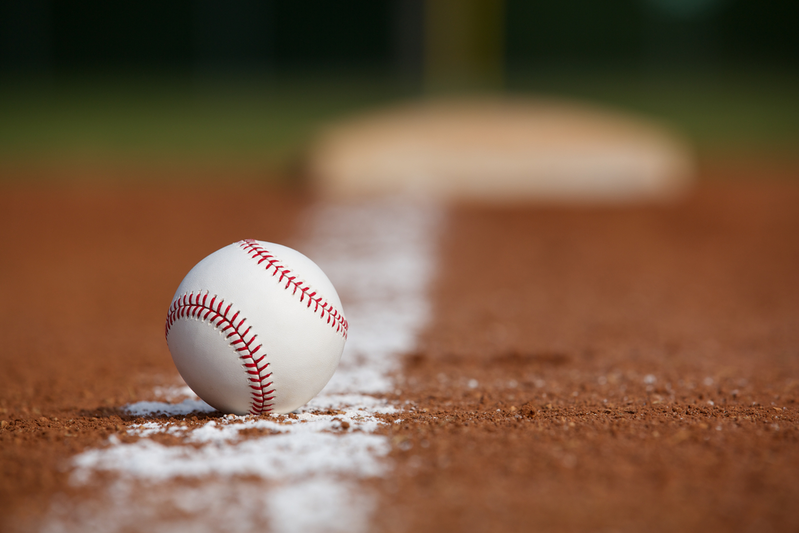 baseball on field