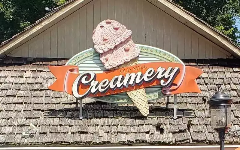 old mill creamery sign